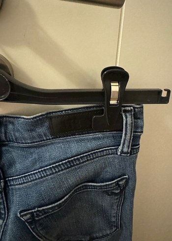 Kadın Mavi Denim Dar Kesim Jean - Görsel 4