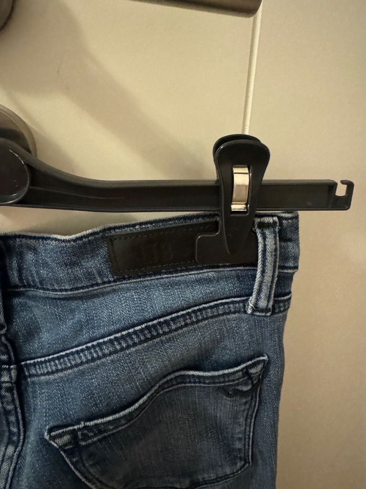 Kadın Mavi Denim  Dar Kesim Jean - Görsel 4