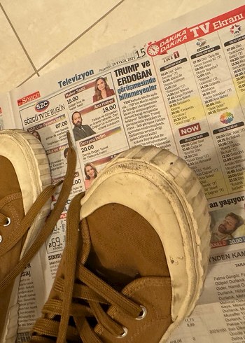 Bej Kadın Sneakers Mango - Görsel 5