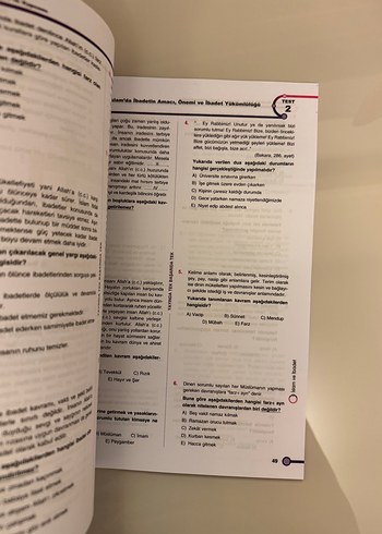 Beden Renk Din Kültürü ve Ahlak Bilgisi 9. Sınıf Soru Bankası