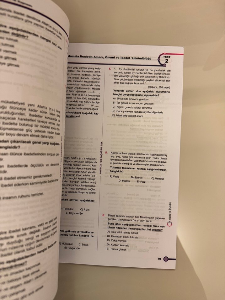 Din Kültürü ve Ahlak Bilgisi 9. Sınıf Soru Bankası - Görsel 3