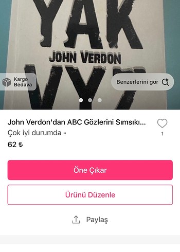 John Verdon'dan ABC Gözlerini Sımsıkı Kitap