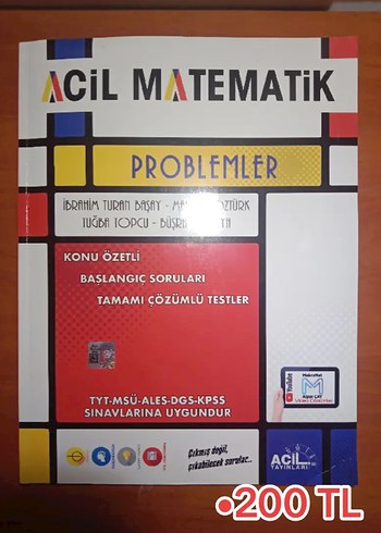 Acil Matematik Problemler Soru Bankası