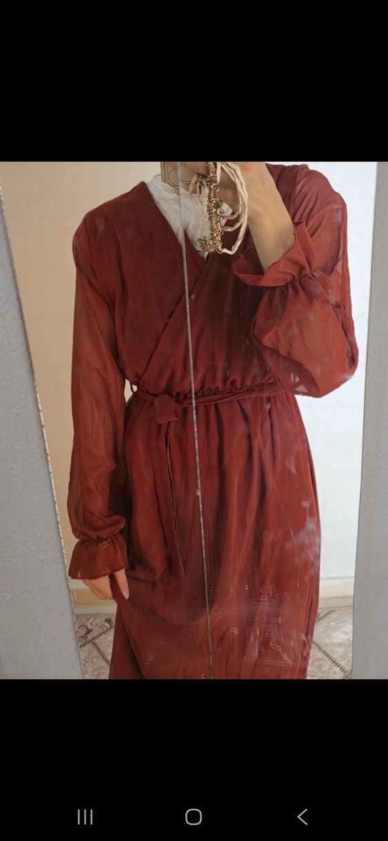 kırmızı elbise - Görsel 5