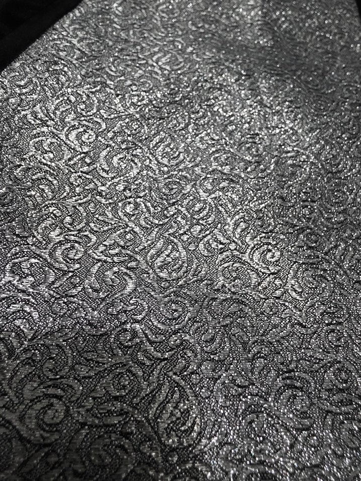 Düğmeli Yılan Desenli Gri Erkek Yelek - Görsel 5