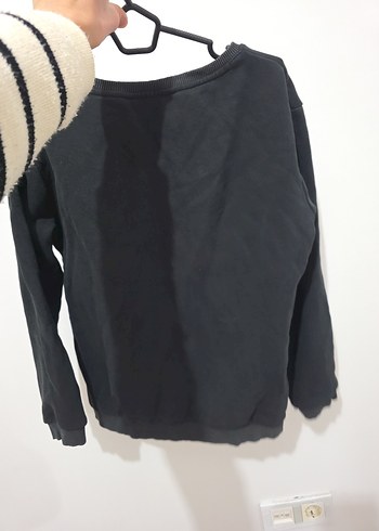 Fermuarlı Siyah Kadın Sweatshirt - Görsel 3