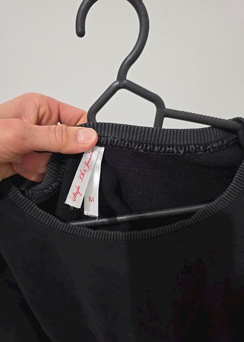 Fermuarlı Siyah Kadın Sweatshirt - Görsel 7