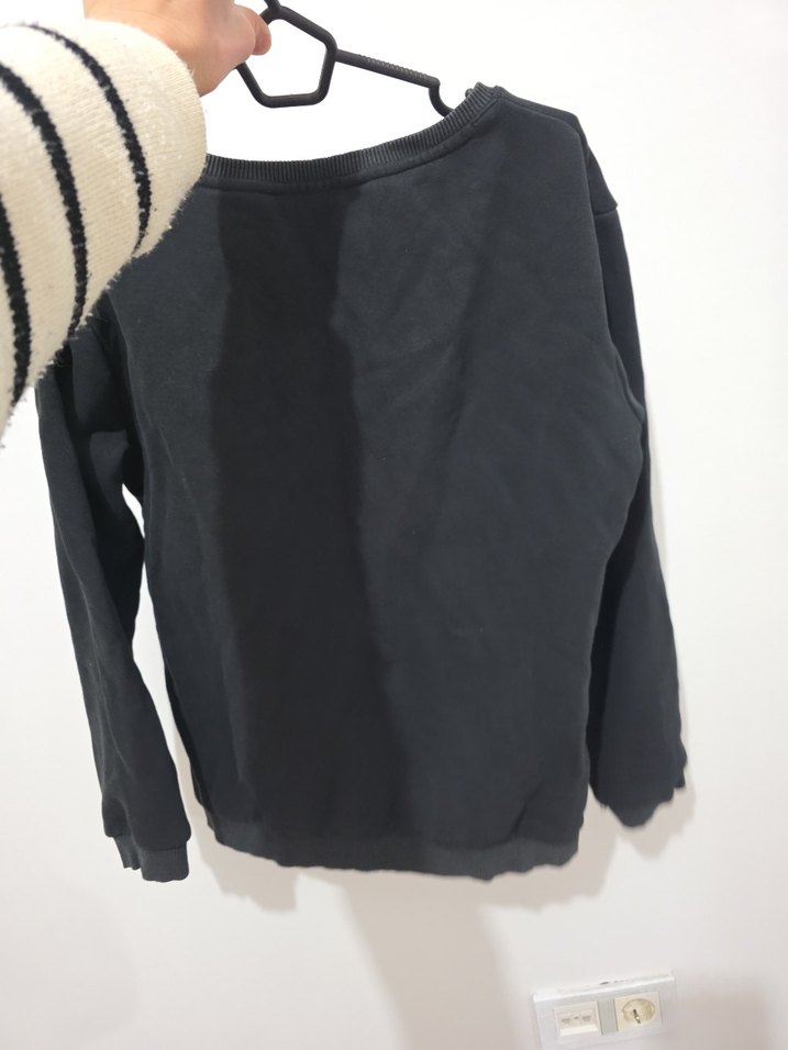 Fermuarlı Siyah Kadın Sweatshirt - Görsel 3