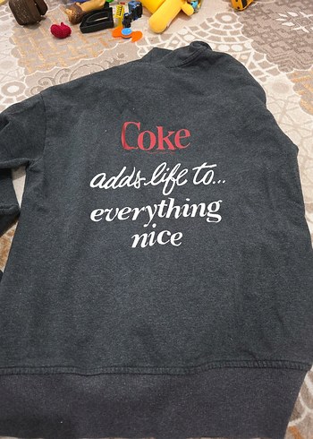 Gri Kapüşonlu Erkek Sweatshirt - Görsel 6