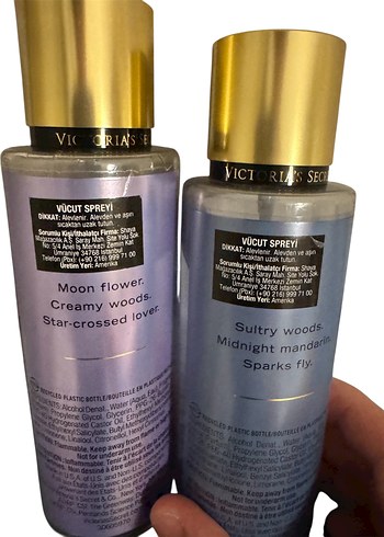 Beden Victoria's Secret Midnight Bloom ve Rush Vücut Spreyi