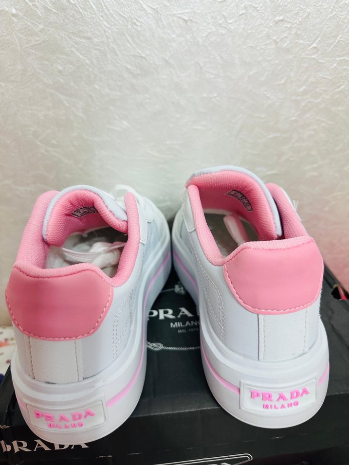 Pembe Kadın Spor Ayakkabı Platform Tabanlı - Görsel 3