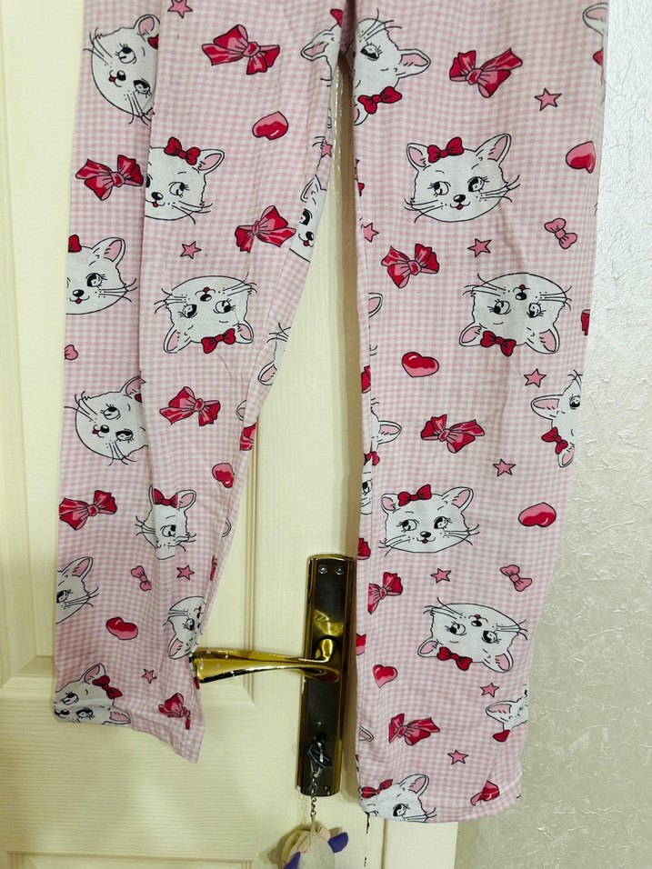 Pembe Desenli Hamile Pijama Altı - Görsel 3