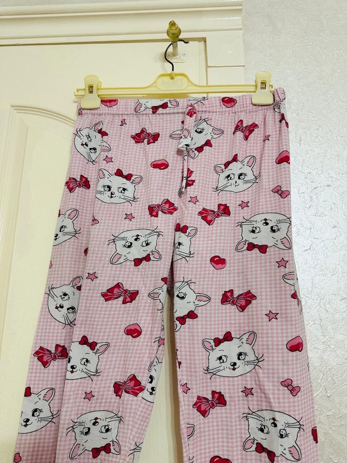 Pembe Desenli Hamile Pijama Altı - Görsel 2