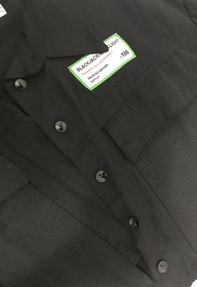 Düğmeli Siyah Kadın Street Wear Gömlek - Görsel 3