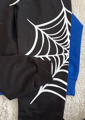 Örümcek Adam Baskılı Erkek Çocuk Sweatshirt takım elbise - Görsel 2