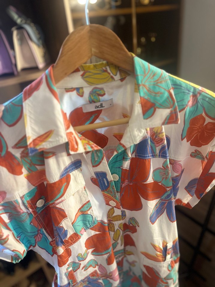 Renkli Desenli çiçekli Midi Tulum - Görsel 3