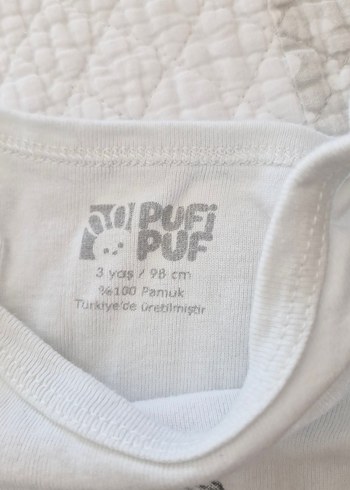 Beyaz Kısa Kollu Pamuklu Bebek Çıtçıtlı Body - Görsel 2