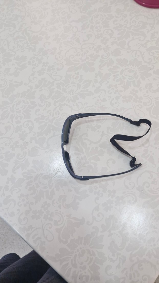 Mavi Biker Tarzı Minimalist Erkek Güneş Gözlüğü - Görsel 2