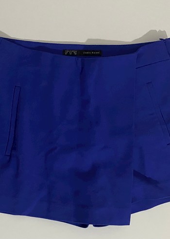 ZARA Lacivert Mini Etek