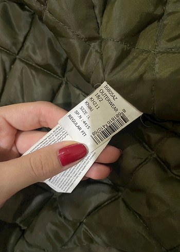 l Beden haki Renk Düğmeli Kadın Süet Haki Mont