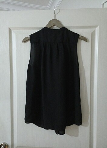 38 Beden Only siyah şifon bluz #only