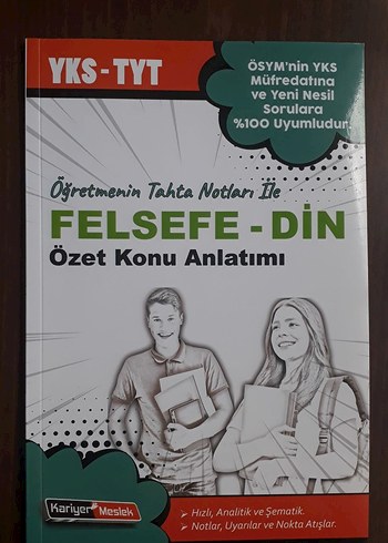 YKS-TYT Felsefe-Din Özet Konu Anlatımı Kitabı
