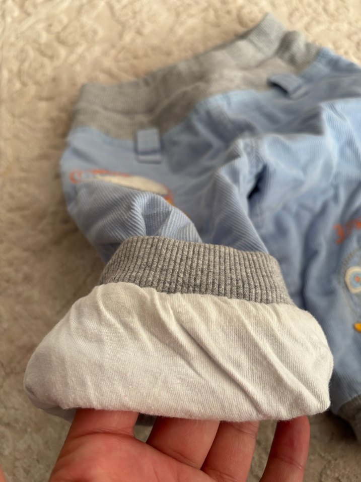 Gri Nakışlı Erkek Çocuk Kot Pantolon - Görsel 2