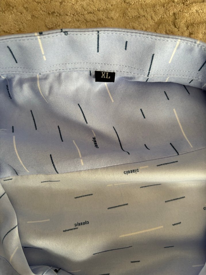 Gri Düğmeli Erkek Gömlek - Görsel 2