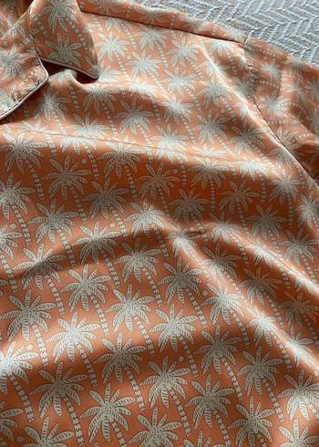 Zara Zara saten kumaş pijama tarzı gömlek
