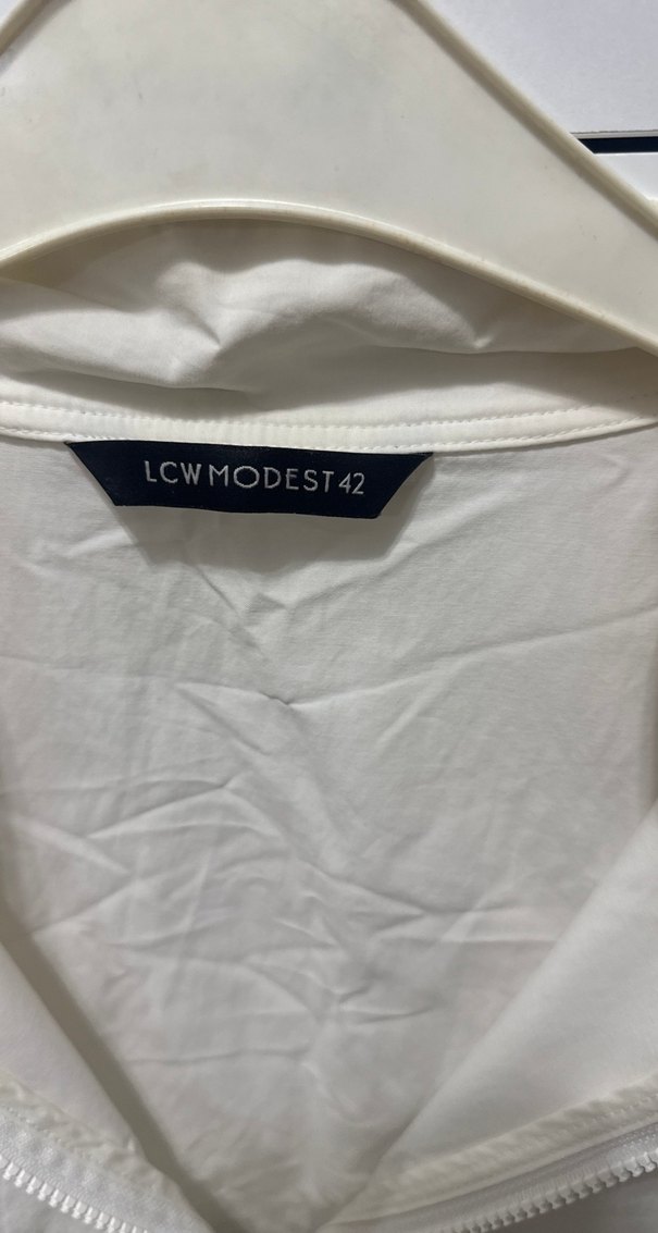 Kapüşonlu, Fermuarlı Renkli Tunik Yağmurluk - Görsel 2