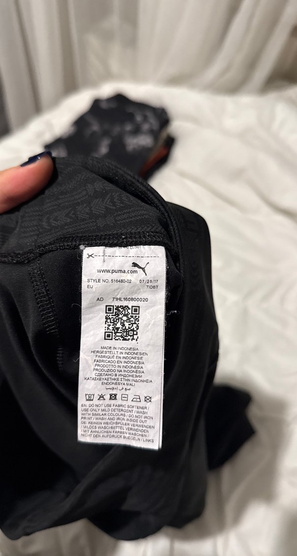 Siyah Puma Spor Tayt - Görsel 3