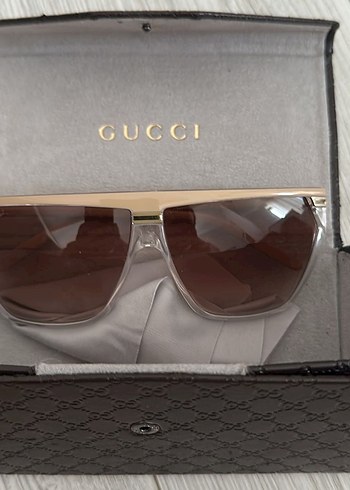 Bej Parlak Modern Klasik Gucci Kadın Gözlüğü