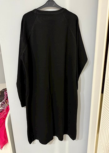 Uzun Kollu Siyah Triko Tunik - Görsel 2