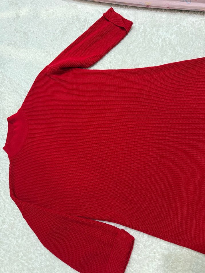 Triko tunik tesettür bordo - Görsel 2