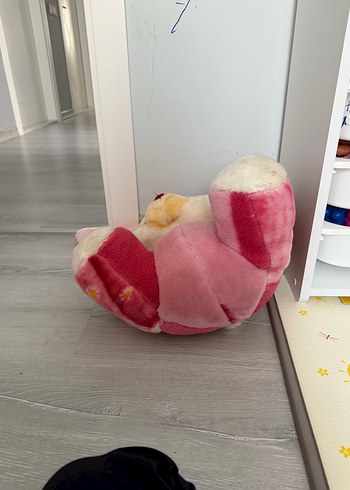 Renkli Pembe Peluş Oyuncak Tavşan - Görsel 4