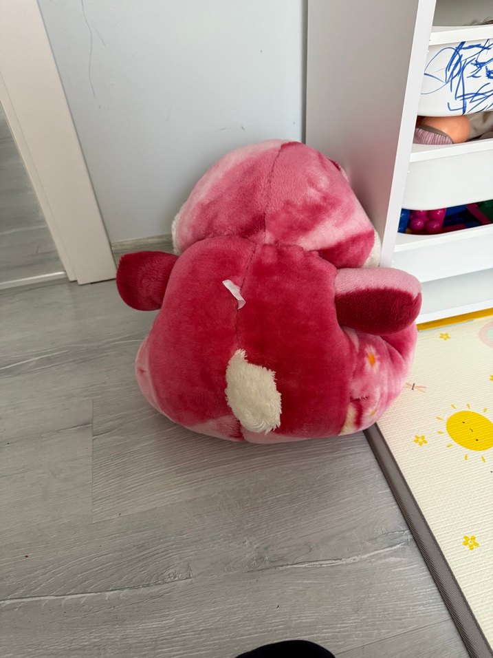 Renkli Pembe Peluş Oyuncak Tavşan - Görsel 5