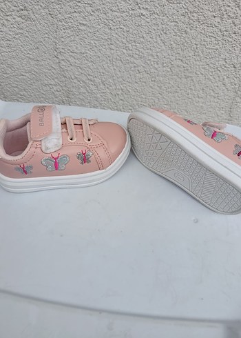 Bally Kız Çocuk Pembe Cırt Cırtlı Spor Ayakkabı 21 no