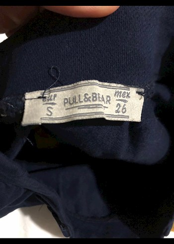 Pull and Bear Renkli Pilili Mini Etek