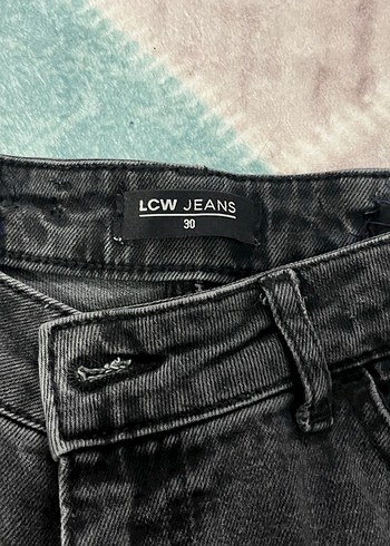 Gri Midi Boy Regular Fit Denim Kadın Jean - Görsel 3