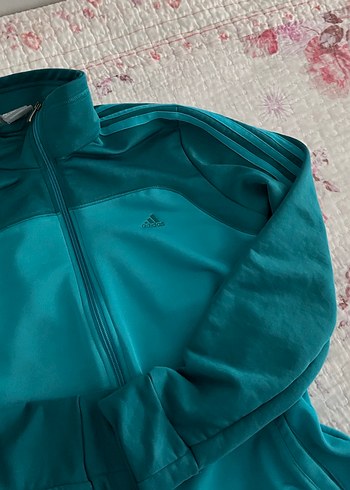 Kadın Koyu Yeşil Fermuarlı Spor Ceket - Görsel 3