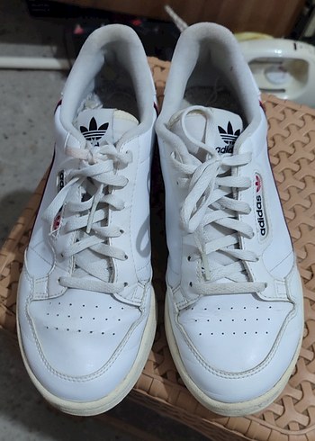 Beyaz Adidas Erkek Spor Ayakkabı Bağcığı - Görsel 4