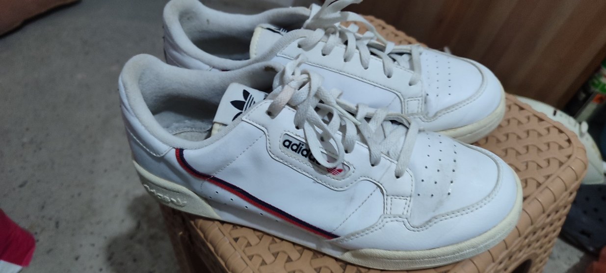 Beyaz Adidas Erkek Spor Ayakkabı Bağcığı - Görsel 3