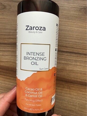 Eda Taşpınar Bronzlaştırıcı yağ