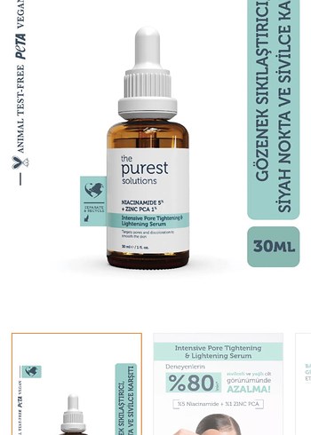 The Purest Solutions Gözenek Sıkılaştırıcı Serum 30ml