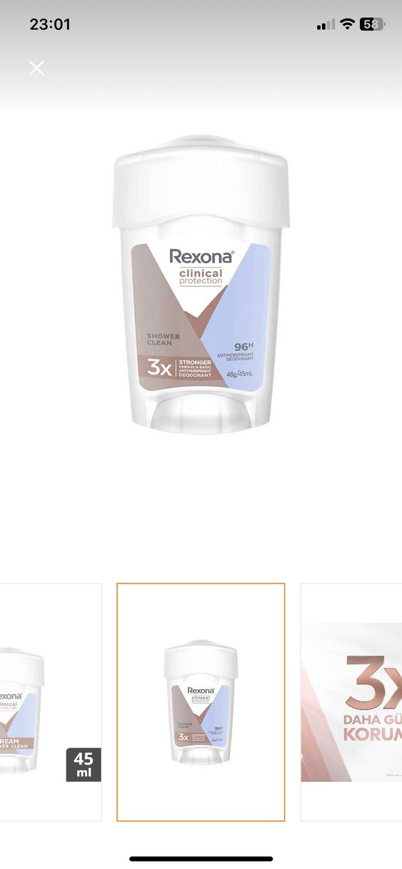 Rexona Kadın Krem Deodorant 45 ml - Görsel 2