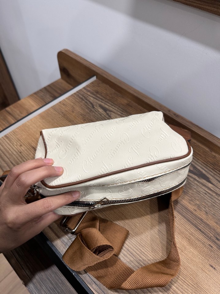 Kahverengi Tokalı Deri Kadın Çanta - Görsel 2