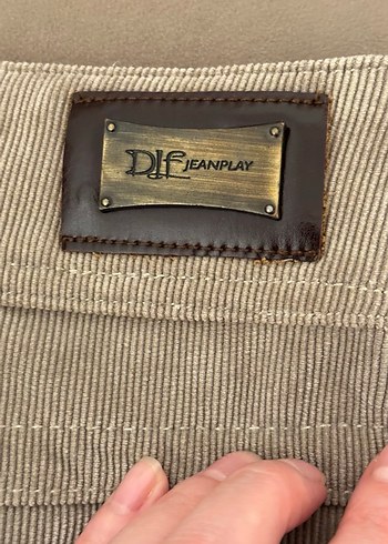 Bej Süet Midi Hamile Etek - Görsel 3