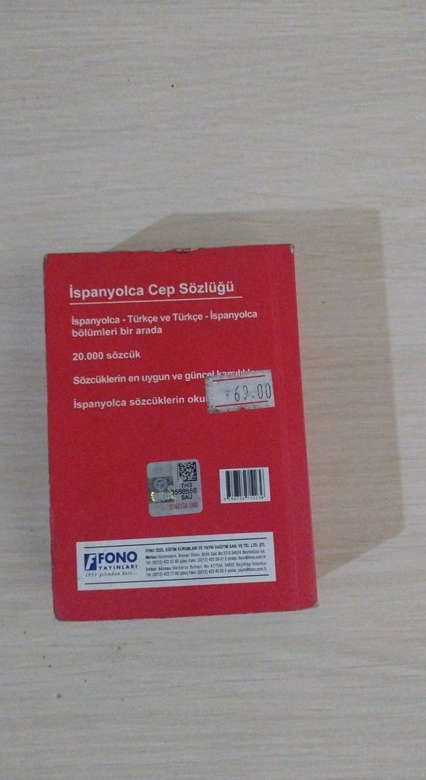 İspanyolca-Türkçe Cep Sözlüğü - Görsel 2