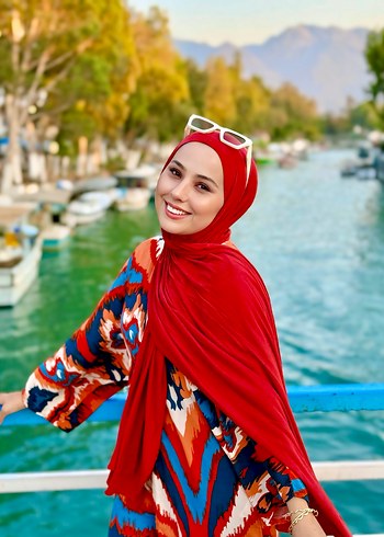 s Beden bordo Renk Kiremit Batik Desenli Uzun Kadın Kimono