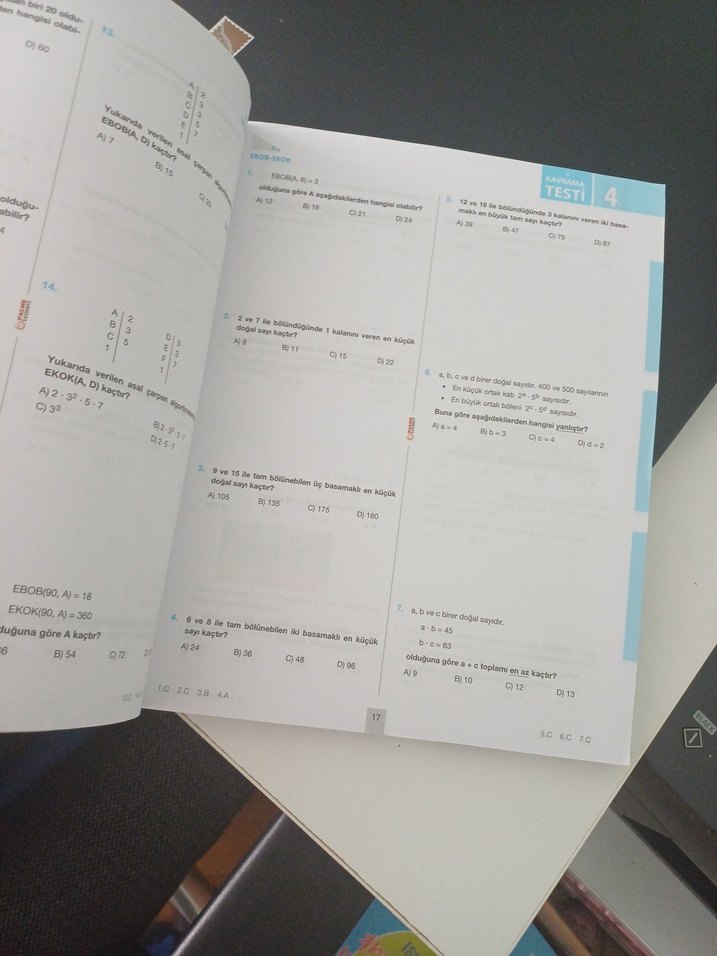 Üç Adımda Matematik Soru Kitabı - Liselere Giriş - Görsel 3